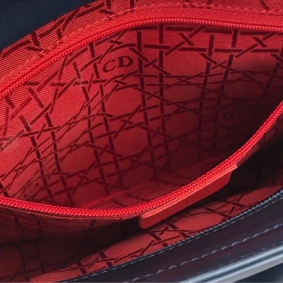 Christian Dior Lady Dior 2 Way Tote Bag Navy - Picture 14 of 14